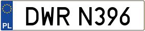 Truck License Plate